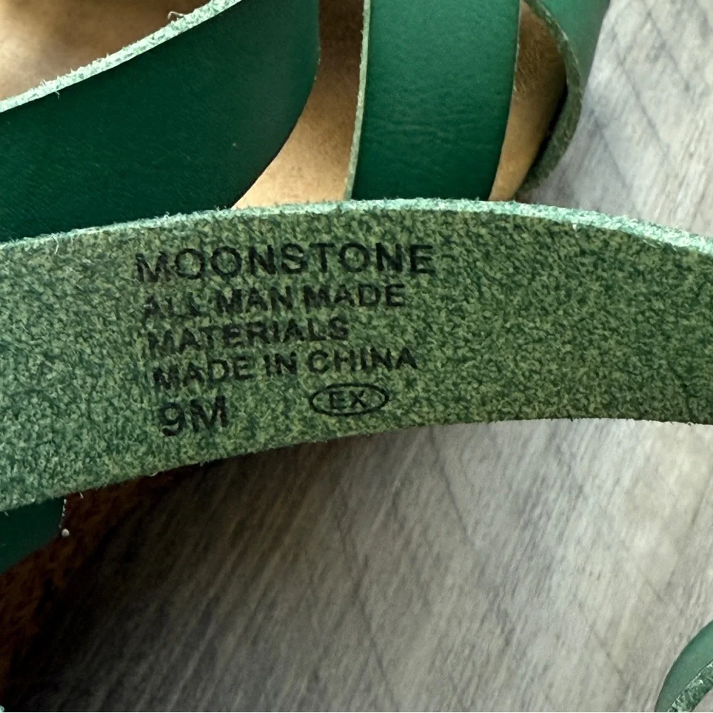 Daytrip Wedge Heel Sandals Women’s 9 Green Jute Used Worn